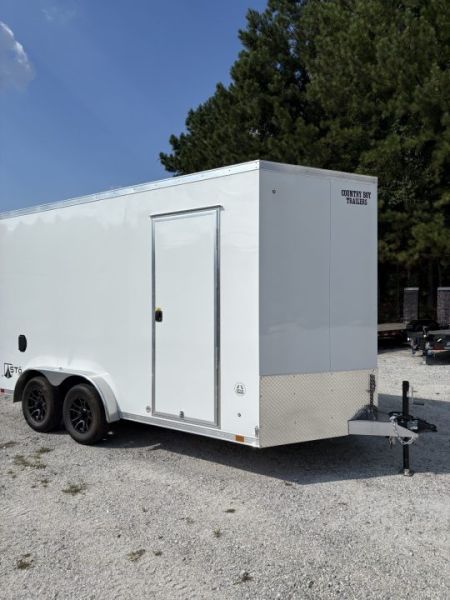 New 2027 ATC 7.5' x 14' Enclosed, Rear Spoiler, 7.5'' Interior, STO450