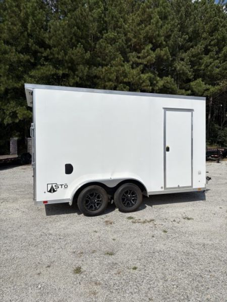 New 2027 ATC 7.5' x 14' Enclosed, Rear Spoiler, 7.5'' Interior, STO450