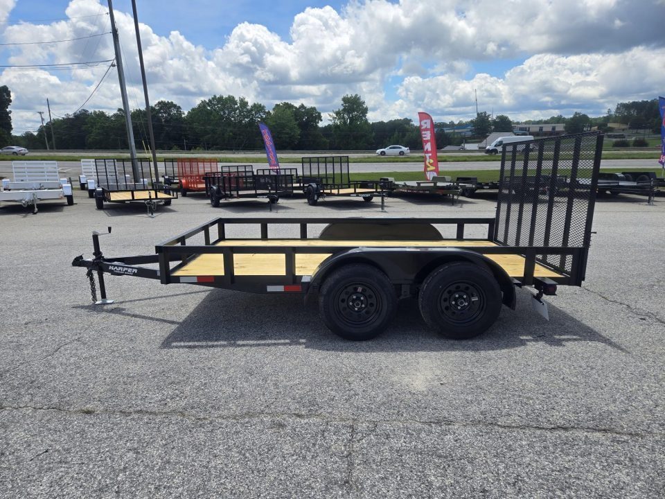 New 2027 7X12 TANDEM AXLE UTILITY TRAILER WITH BRAKES