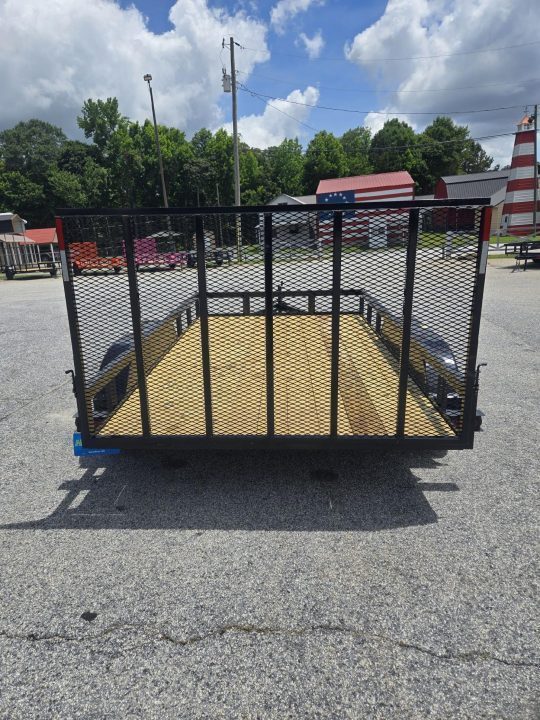 New 2027 7X12 TANDEM AXLE UTILITY TRAILER WITH BRAKES