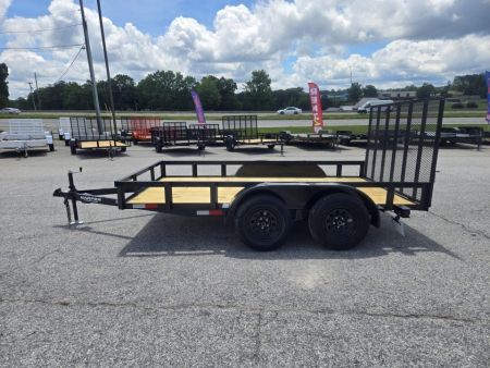 New 2027 7X12 TANDEM AXLE UTILITY TRAILER WITH BRAKES