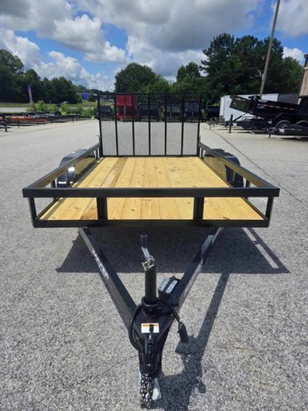 New 2027 7X12 TANDEM AXLE UTILITY TRAILER WITH BRAKES