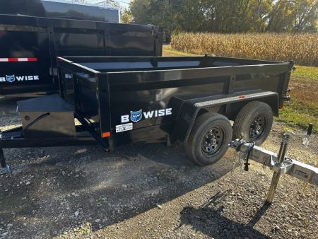 New 2027 BWISE 6x10 Dump with Ramps Barn doors