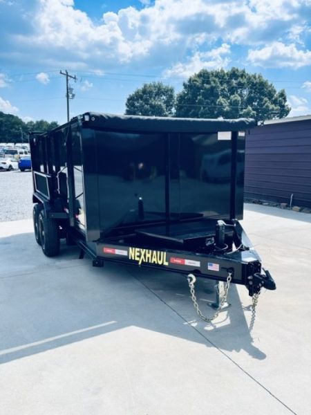 New 2027 Nexhaul 7X14 15K HD Dump Trailer w/ 4ft Walls
