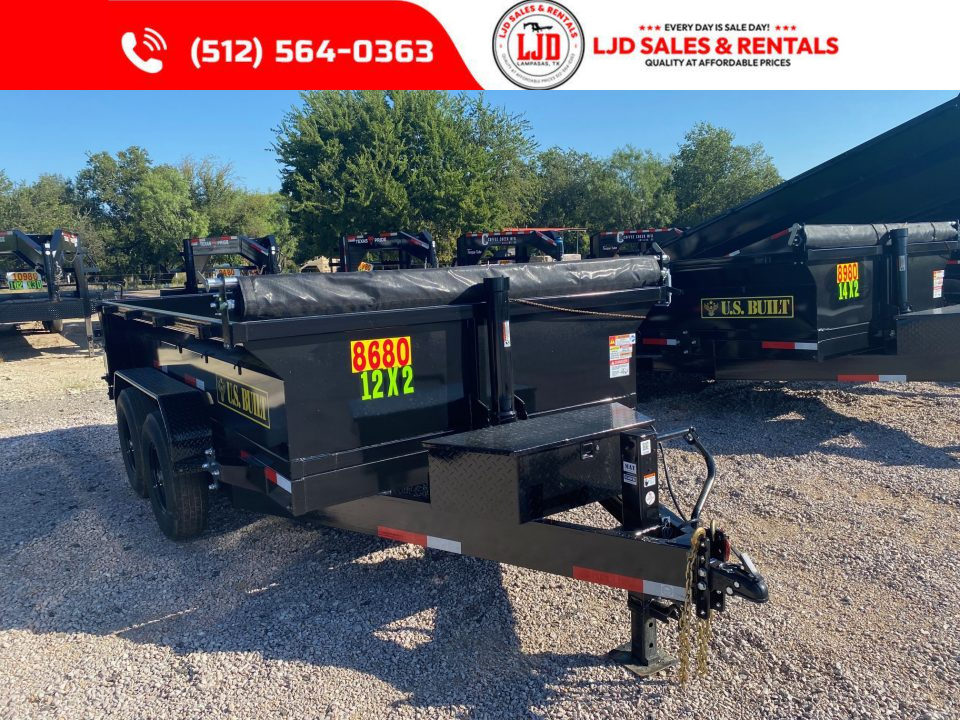 New 2026 Texas Pride -7' x 12' x 2' Dump Trailer - Tarp