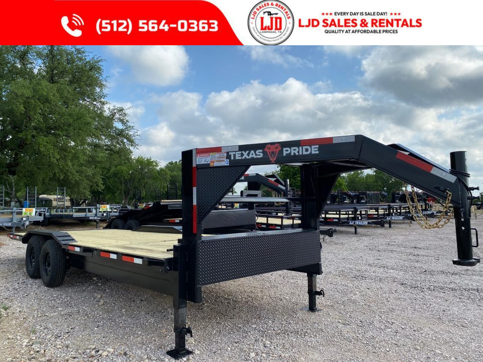 New 2027 Texas Pride - 102  X 23'- Gooseneck Tilt Deck - 16K GVWR