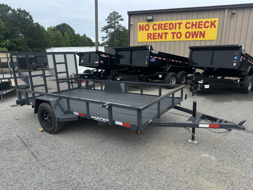 New 2027 PROSPECTOR 6.5X12 SINGLE AXLE UTILITY TRAILER WITH COBRA LINED FLOOR