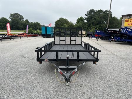 New 2027 PROSPECTOR 6.5X14 SINGLE AXLE UTILITY TRAILER WITH COBRA LINED FLOOR