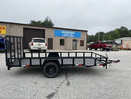 New 2027 PROSPECTOR 6.5X14 SINGLE AXLE UTILITY TRAILER WITH COBRA LINED FLOOR