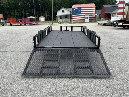 New 2027 PROSPECTOR 6.5X14 SINGLE AXLE UTILITY TRAILER WITH COBRA LINED FLOOR