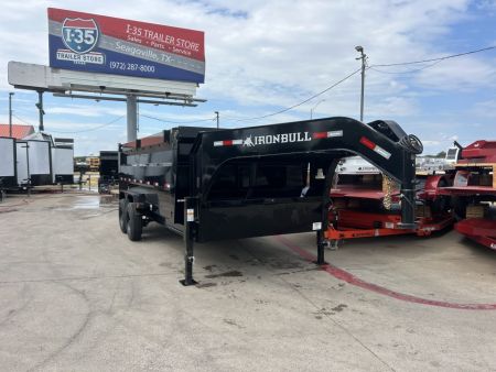 New 2027 Iron Bull DTG 7X16X4 8K Dump Trailer