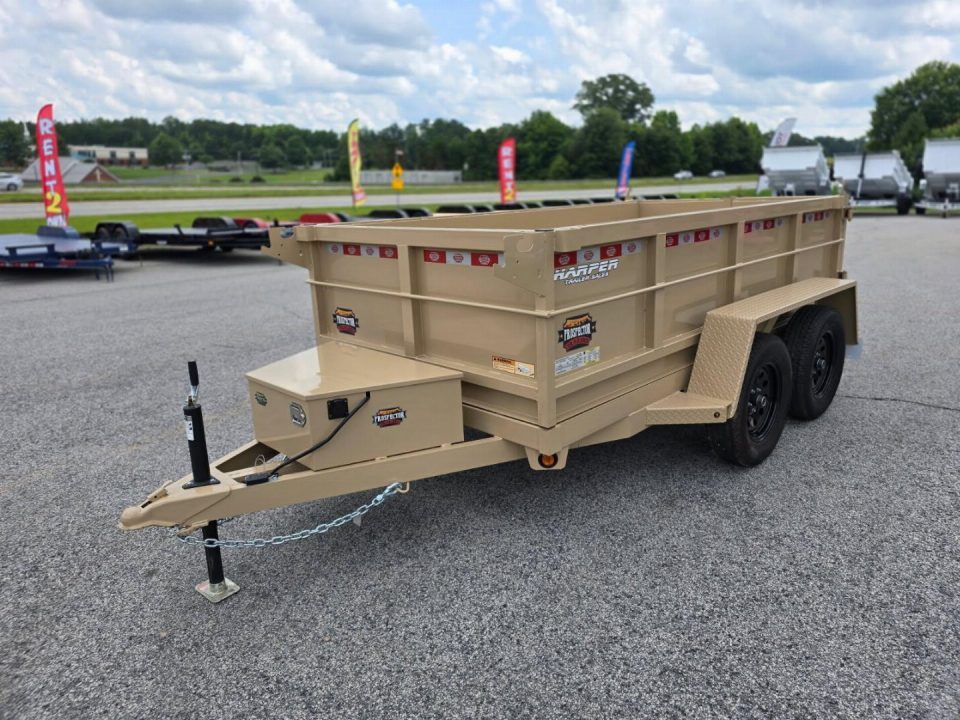 New 2027 PROSPECTOR LIGHT DUTY 5X10 7K TANDEM AXLE DUMP TRAILER WITH 2' WALLS