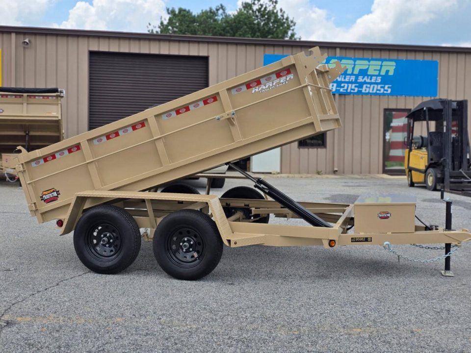 New 2027 PROSPECTOR LIGHT DUTY 5X10 7K TANDEM AXLE DUMP TRAILER WITH 2' WALLS
