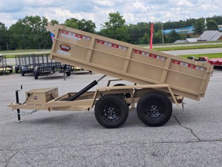 New 2027 PROSPECTOR LIGHT DUTY 5X10 7K TANDEM AXLE DUMP TRAILER WITH 2' WALLS
