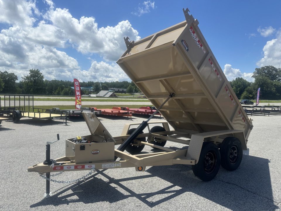 New 2027 PROSPECTOR LIGHT DUTY 6X10 7K TANDEM AXLE DUMP TRAILER WITH 2' WALLS
