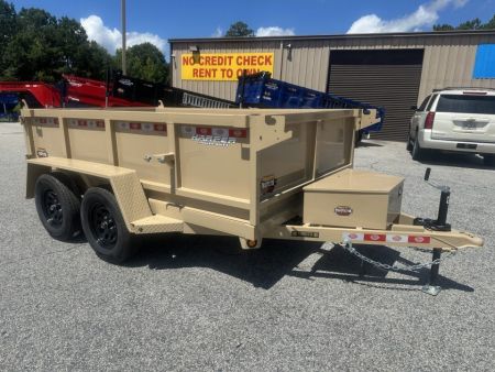 New 2027 PROSPECTOR LIGHT DUTY 6X10 7K TANDEM AXLE DUMP TRAILER WITH 2' WALLS