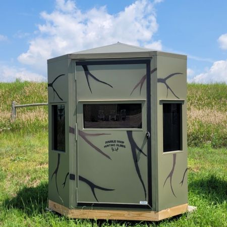 New 2026 Double Drop Hunting Blinds 6x6 Rifle