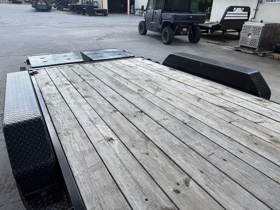 Used 2025 Big Tex 14et Equipment Trailer MEGA RAMPS 12K JACK (USED)