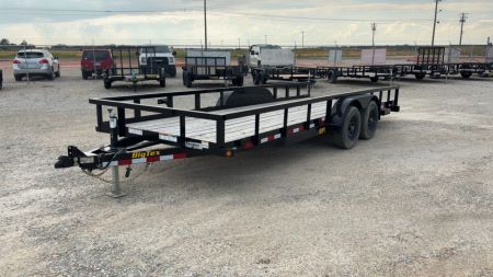 New Big Tex 10PI-20 83x20 Pipe Top Utility Trailer (9.9K)