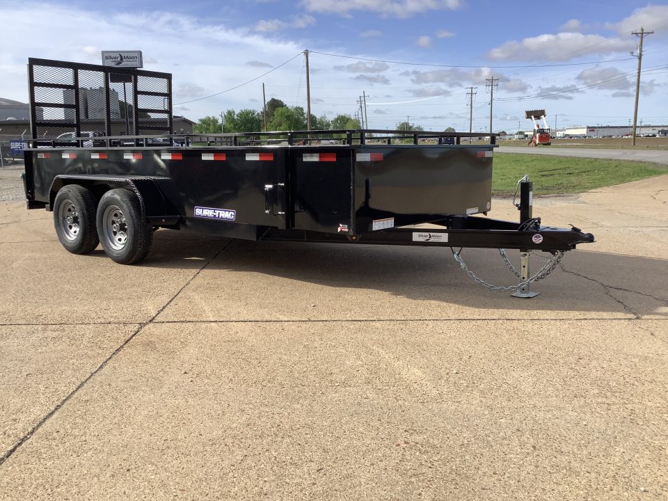 New 2025 Sure-Trac 82x16 Steel High Side Utility Trailer (9.9K) Utility Trailer