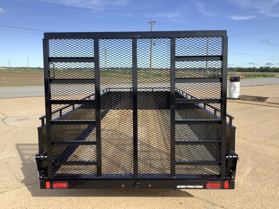 New 2025 Sure-Trac 82x16 Steel High Side Utility Trailer (9.9K) Utility Trailer