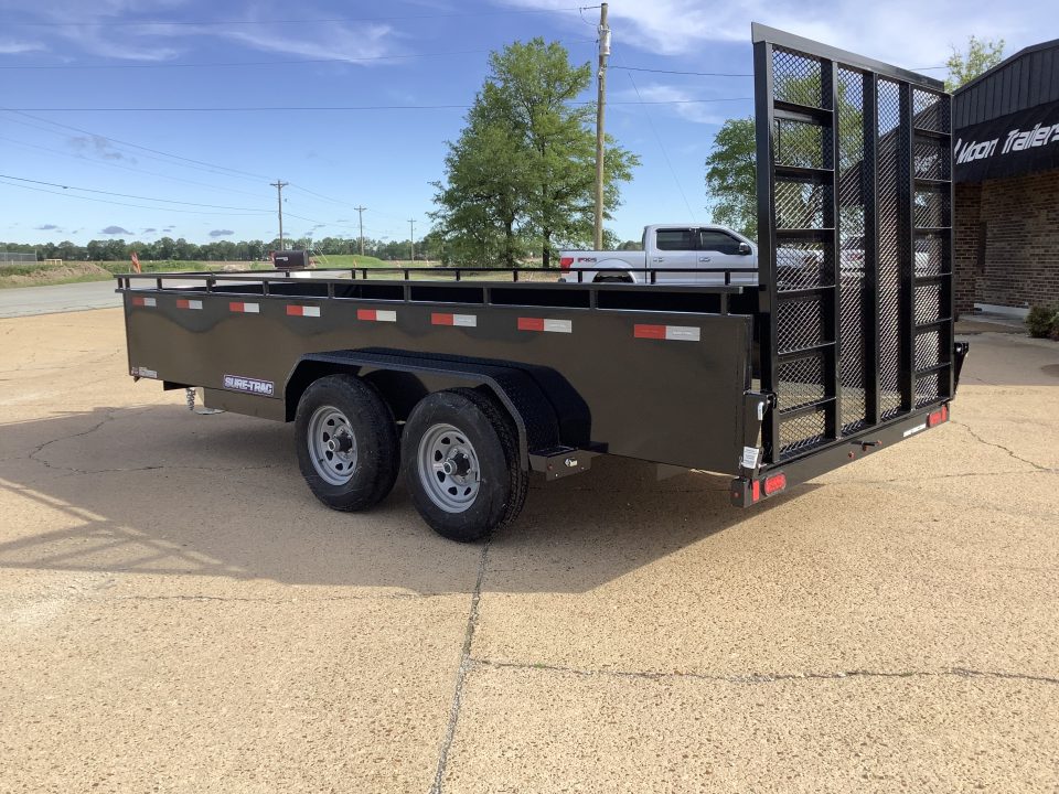 New 2025 Sure-Trac 82x16 Steel High Side Utility Trailer (9.9K) Utility Trailer