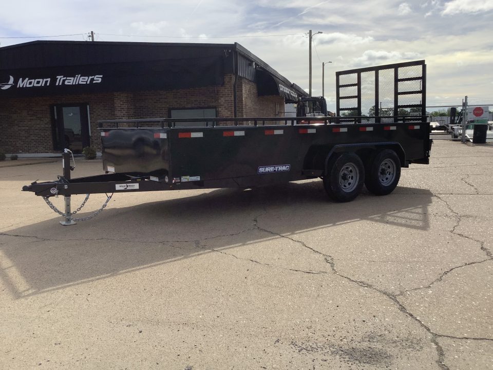 New 2025 Sure-Trac 82x16 Steel High Side Utility Trailer (9.9K) Utility Trailer