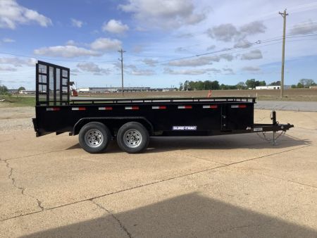 New 2025 Sure-Trac 82x16 Steel High Side Utility Trailer (9.9K) Utility Trailer