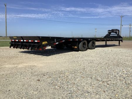 New Big Tex 25GN 35+5 Mega Ramp Tandem Dual Gooseneck Trailer (25.9K)