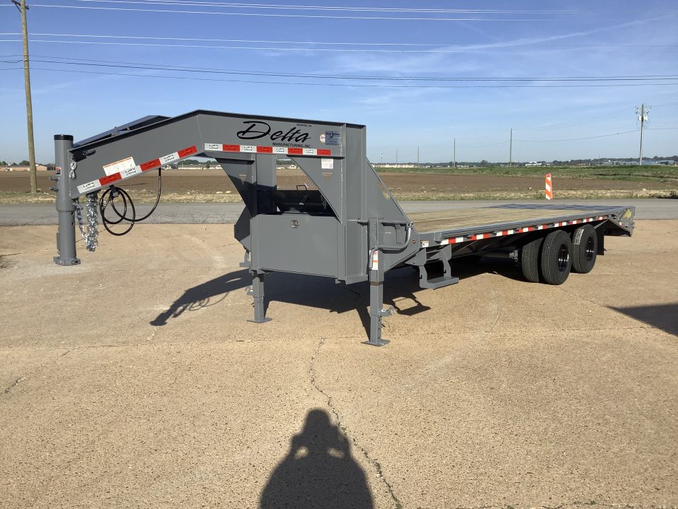 New Delta 210GN 102x20+5 Gooseneck Equipment Trailer (23.4K)