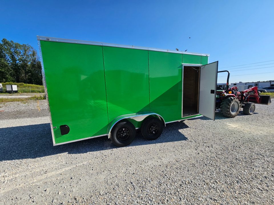 New 2026 Maximum Cargo Trailers 7x16 TA, 7' interior height , 3.5k axles, .080 polycore Cargo / Enclosed Trailer