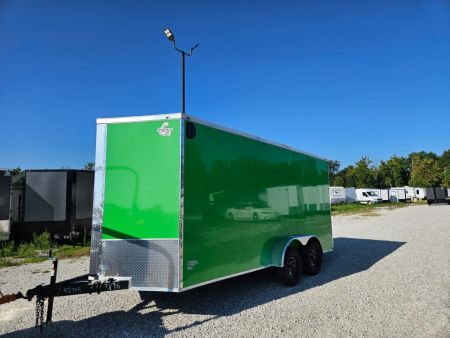 New 2026 Maximum Cargo Trailers 7x16 TA, 7' interior height , 3.5k axles, .080 polycore Cargo / Enclosed Trailer