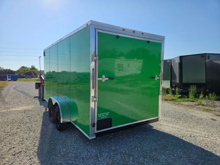 New 2026 Maximum Cargo Trailers 7x16 TA, 7' interior height , 3.5k axles, .080 polycore Cargo / Enclosed Trailer