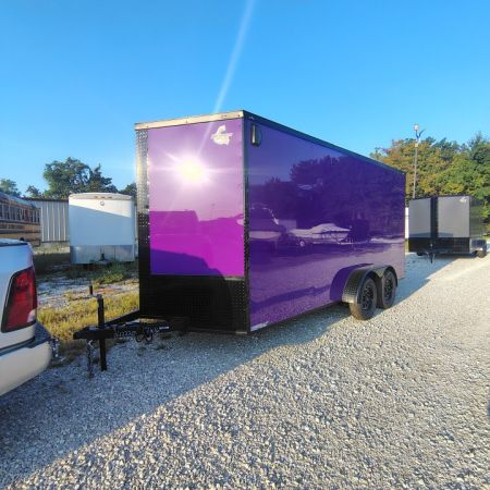 New 2027 Maximum Cargo Trailers 7x16 TA, 7' interior height , 3.5k axles, .080 polycore Cargo / Enclosed Trailer
