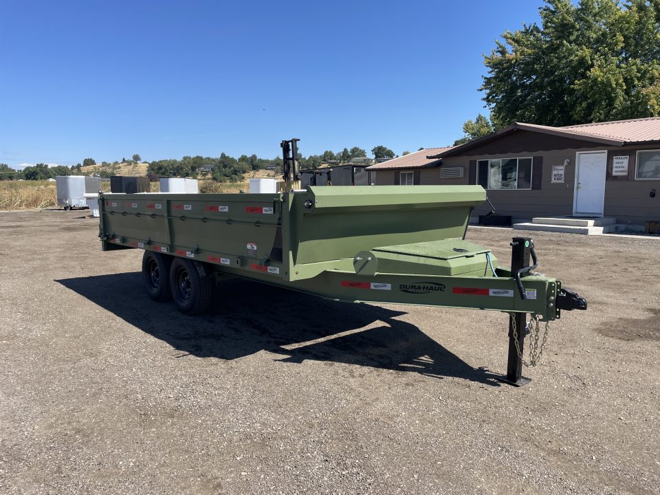 New 2026 Dura Haul 8x16 16k Deck Over Dump Trailer