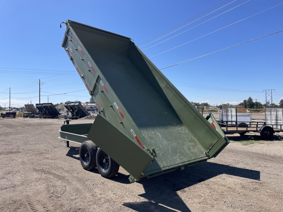 New 2026 Dura Haul 8x16 16k Deck Over Dump Trailer