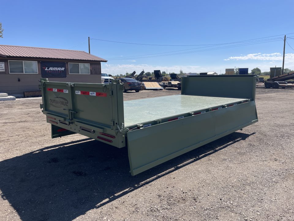 New 2026 Dura Haul 8x16 16k Deck Over Dump Trailer