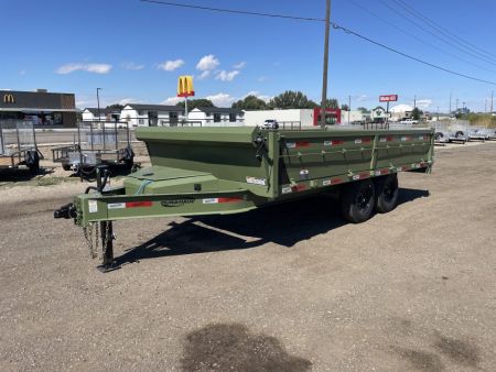 New 2026 Dura Haul 8x16 16k Deck Over Dump Trailer