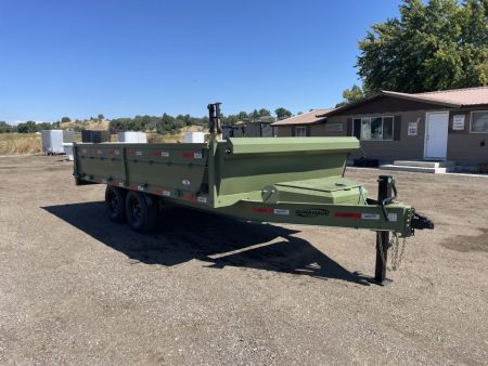New 2026 Dura Haul 8x16 16k Deck Over Dump Trailer