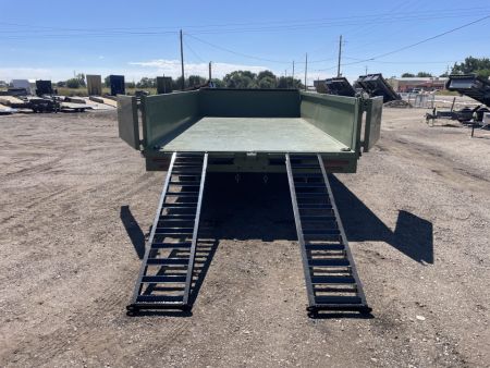 New 2026 Dura Haul 8x16 16k Deck Over Dump Trailer