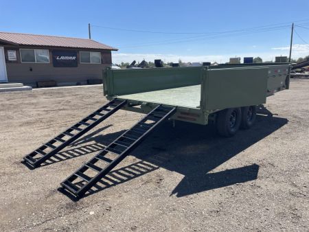 New 2026 Dura Haul 8x16 16k Deck Over Dump Trailer