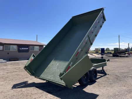 New 2026 Dura Haul 8x16 16k Deck Over Dump Trailer