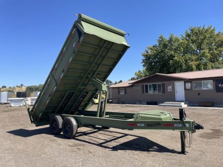 New 2026 Dura Haul 8x16 16k Deck Over Dump Trailer