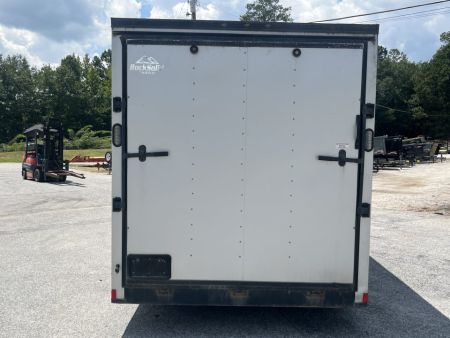 Used USED 2021 ROCK SOLID 7X16 ENCLOSED TRAILER ($468 DOWN ON RTO CONTRACT)