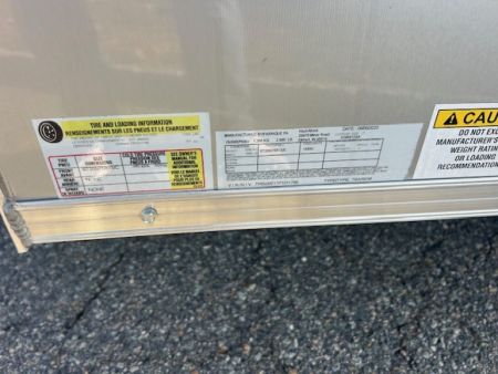 New 6X12 Enclosed Trailer, 66 interior height, ramp, side door, 2,990gvwr. #008331