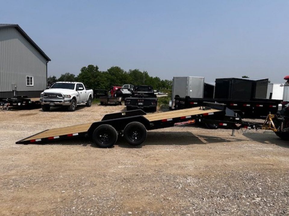 New 2027 H&H Trailers 82"X20' EX 7K SPEEDLOADER POWER TILT Car / Racing Trailer