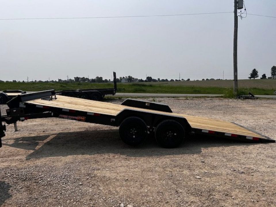 New 2027 H&H Trailers 82"X20' EX 7K SPEEDLOADER POWER TILT Car / Racing Trailer
