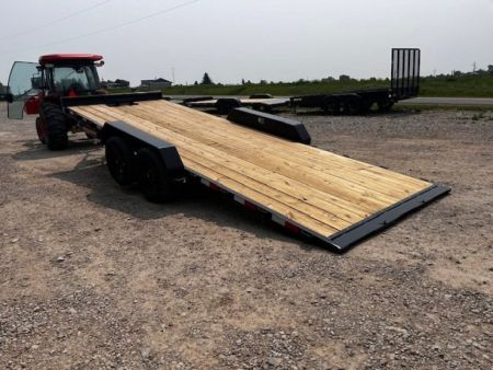 New 2027 H&H Trailers 82"X20' EX 7K SPEEDLOADER POWER TILT Car / Racing Trailer