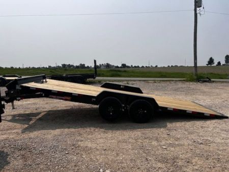 New 2027 H&H Trailers 82"X20' EX 7K SPEEDLOADER POWER TILT Car / Racing Trailer