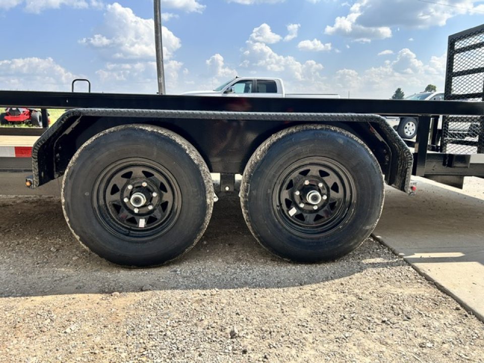 New 2027 H&H Trailers 82"X20' 9.9K HD DOVETAIL 4' TALL LADDER GATE Utility Trailer